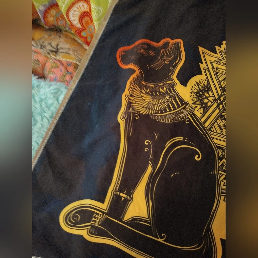 Hot Topic egyptian sphynx cat tapestry